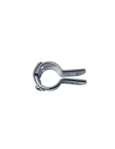 ABRAZADERA CROMADA PARA DEFENSA DE 30 MM.