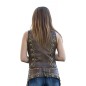 CHALECO PIEL CHICA BRONCE CONCHOS CHALECO PIEL CHICA BRONCE CONCHOS