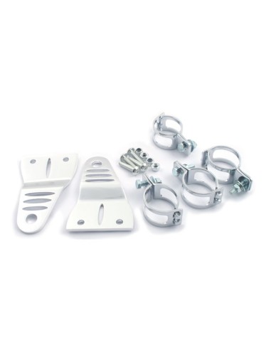 PLETINAS SUJETA FAROS A HORQUILLAS CROMADAS 31-58 MM