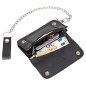 BILLETERA MOTERA 16 X 8,5 CM CON CADENA PARA CINTURÓN PIEL BILLETERA MOTERA 16 X 8,5 CM CON CADENA PARA CINTURÓN PIEL