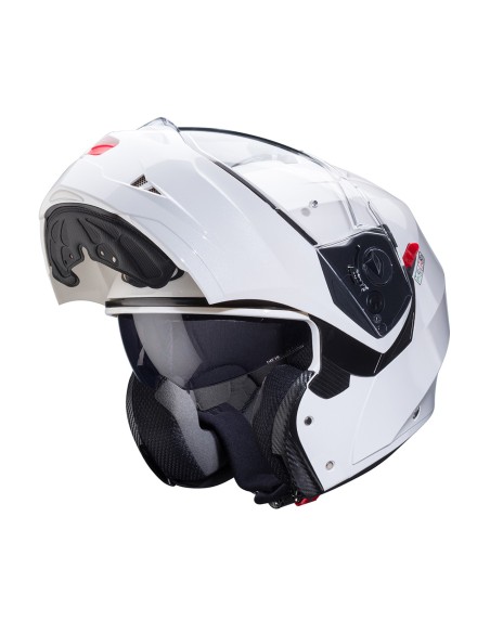 CASCO CABERG DUKE X MODULAR BLANCO BRILLO ECE 22.06