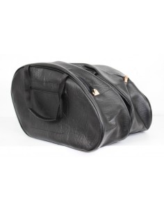 ALFORJAS SUPER STAR BÁSICA TRENZADA HCO AMORT PARA DYNA H.D