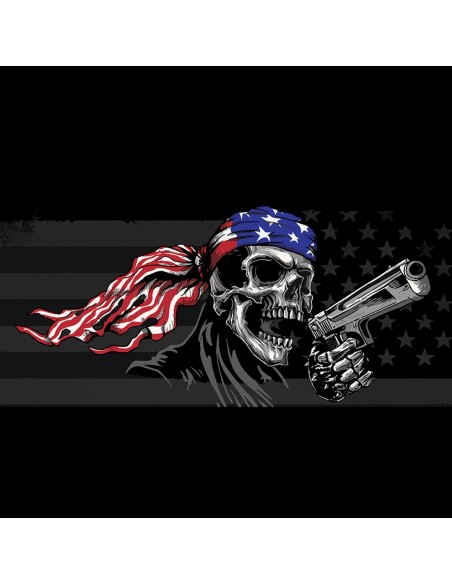 BANDANA - FLYDANNA USA GUNSKULL