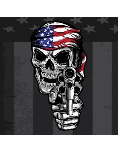 BANDANA - FLYDANNA USA GUNSKULL