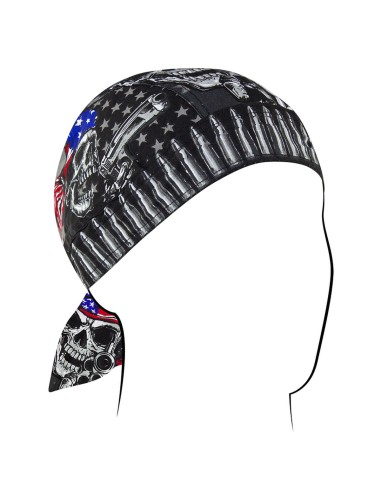 BANDANA - FLYDANNA USA GUNSKULL BANDANA - FLYDANNA USA GUNSKULL