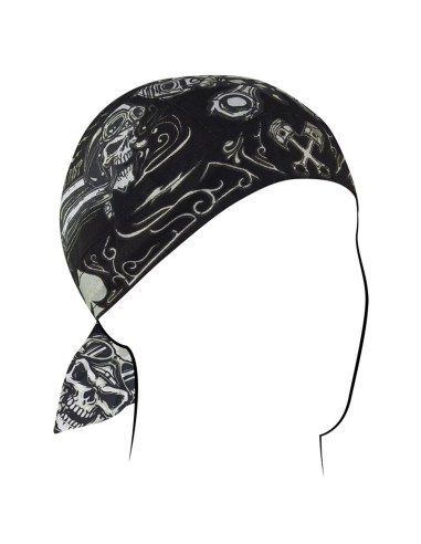 BANDANA - FLYDANNA BIKER SKULL