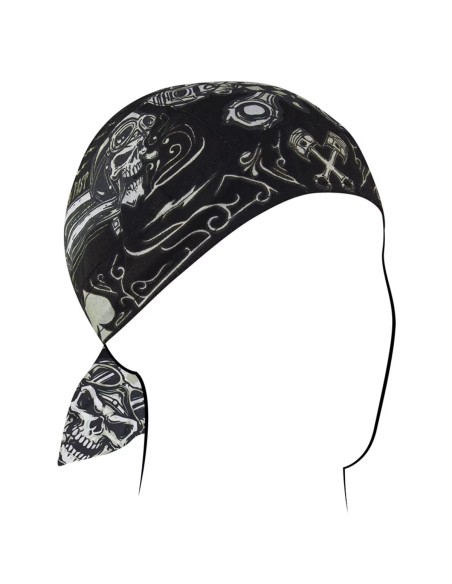 BANDANA - FLYDANNA BIKER SKULL