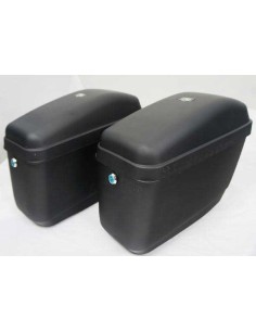 ALFORJAS RÍGIDAS ECO UNIVERSALES NEGRO MATE para Alforjas Rigidas