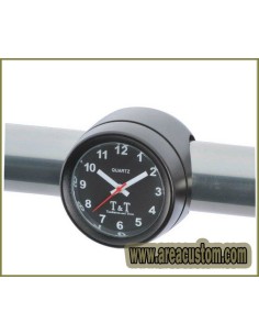 RELOJ CUARZO T&T NEGRO PARA MANILLAR