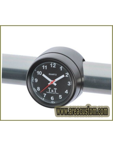 RELOJ CUARZO T&T NEGRO PARA MANILLAR