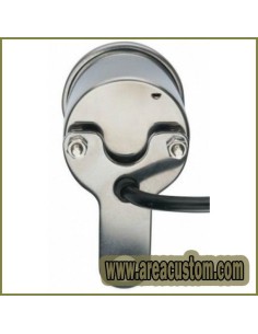 CUENTAREVOLUCIONES 48MM CROMADO ESFERA BLANCA