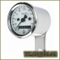 KIT CUENTAKILOMETROS/REVOLUCIONES 48MM CROMADO ESFERA BLANCA