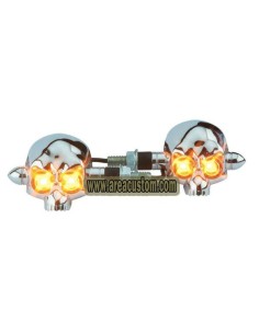 INTERMITENTES LED SKULL HEAD HOMOLOGADOS