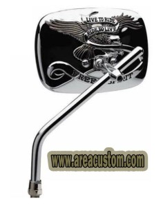 ESPEJO LIVE TO RIDE CROMADO