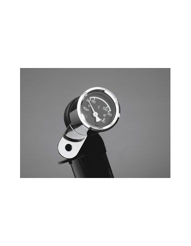 RELOJ TEMPERATURA DE ACEITE FONDO NEGRO, 48mm