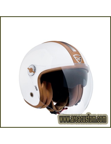 CASCO NEXX X70 GROOVY BLANCO CAMEL