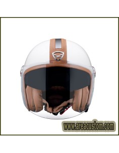 CASCO NEXX X70 GROOVY BLANCO CAMEL