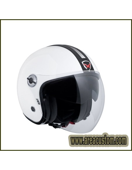 CASCO NEXX X70 GROOVY BLANCO NEGRO