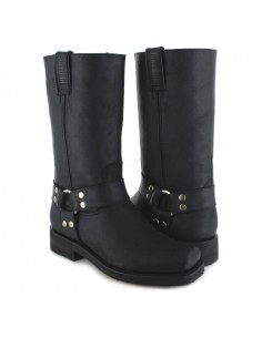 BOTA BIKER 1501-6 CRAZY OLD NEGRO MAYURA