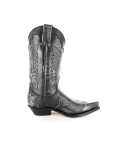 BOTA COWBOY MILANELO BONE-PULL OIL NEGRO MAYURA
