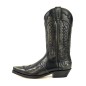 BOTA COWBOY MILANELO BONE-PULL OIL NEGRO MAYURA