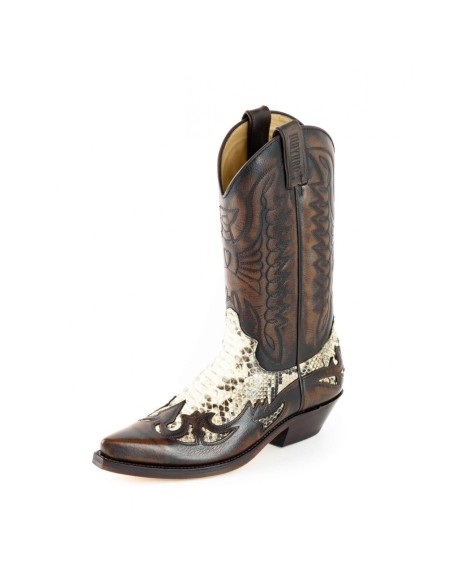 BOTA COWBOY MILANELO ZAMORA PITÓN NATURAL