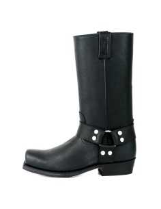 BOTA BIKER 1 PULL GRASS NEGRO MAYURA