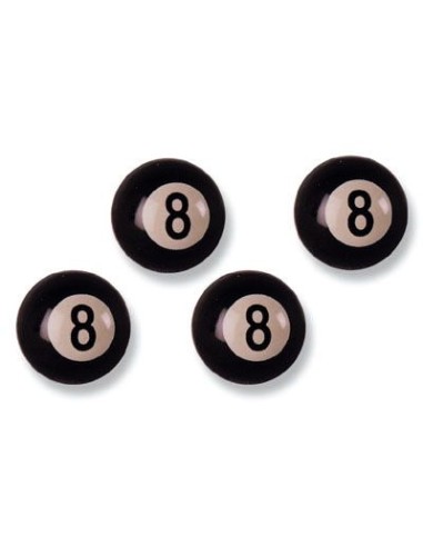 TAPONES DE VALVULA NEUMATICA BOLAS DE BILLAR 4 UDES.