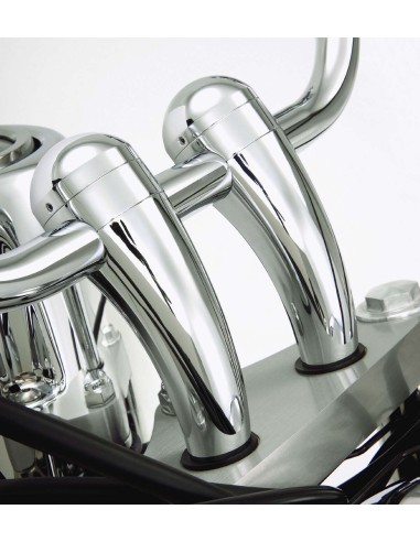 TORRETAS ELEVADORES DE MANILLAR 10 CM. TALL ROUND INCLINADAS TORRETAS ELEVADORES DE MANILLAR 10 CM. TALL ROUND INCLINADAS