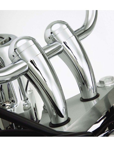 TORRETAS ELEVADORES DE MANILLAR 10 CM. TALL ROUND INCLINADAS