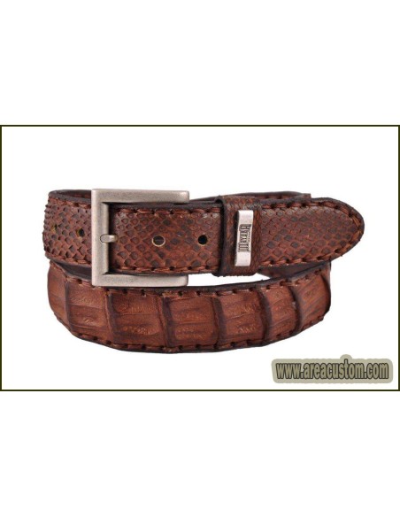 CINTURÓN 214 COCODRILO/PITÓN CAMEL MAYURA