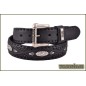 CINTURÓN 338 VACUNO BLACK MAYURA CINTURÓN 338 VACUNO BLACK MAYURA