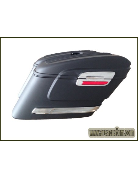 ALFORJAS RÍGIDAS ROUTE 66 NEGRO MATE