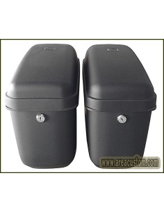 ALFORJAS RÍGIDAS ECO UNIVERSALES NEGRO MATE