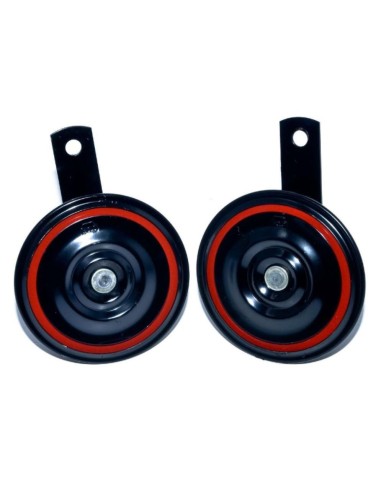 BOCINA NEGRA TWO COLORS HOMOLOGADA