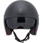 CASCO CUSTOM HIGHWAY 1 NEGRO MATE HOMOLOGADO