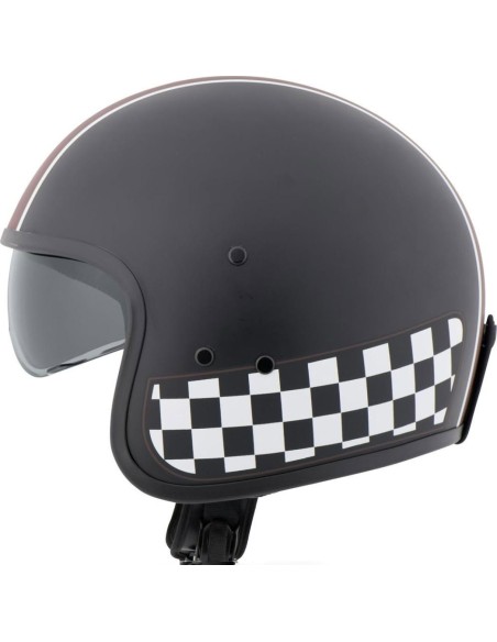 CASCO CUSTOM HIGHWAY 1 VINTAGE BURDEOS-NEGRO MATE