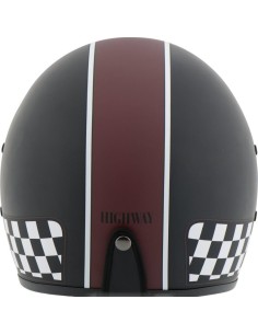 CASCO CUSTOM HIGHWAY 1 VINTAGE BURDEOS-NEGRO MATE