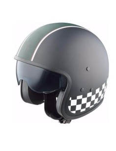 CASCO CUSTOM HIGHWAY 1 VINTAGE VERDE-NEGRO MATE