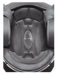 CASCO CUSTOM FIBRA VIDRIO NEGRO BRILLO HOMOLOGADO