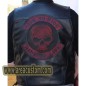 PARCHE DE ESPALDA PIEL LIVE TO RIDE SKULL ROJO PARCHE DE ESPALDA PIEL LIVE TO RIDE SKULL ROJO