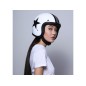 CASCO DMD JET VINTAGE STAR WHITE CASCO DMD JET VINTAGE STAR WHITE