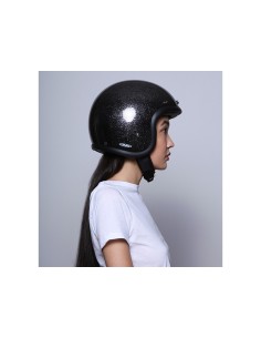 CASCO DMD JET VINTAGE GLITTER BLACK
