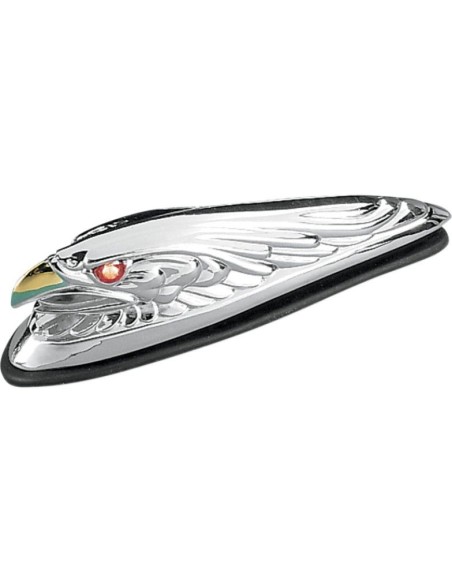 CABEZA AGUILA CROMADA CON LUZ EMBELLECEDOR