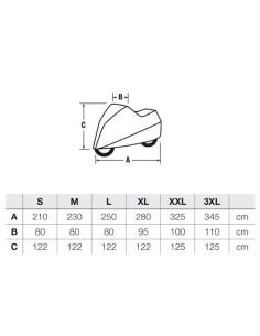 FUNDA MOTO COVER PROFESSIONAL HELD