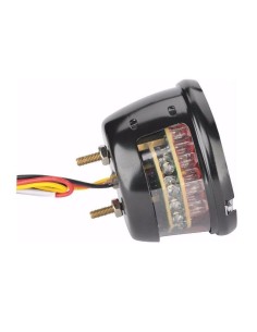 PILOTO TRASERO LED NEGRO CON LUZ DE MATRICULA HOMOLOGADO