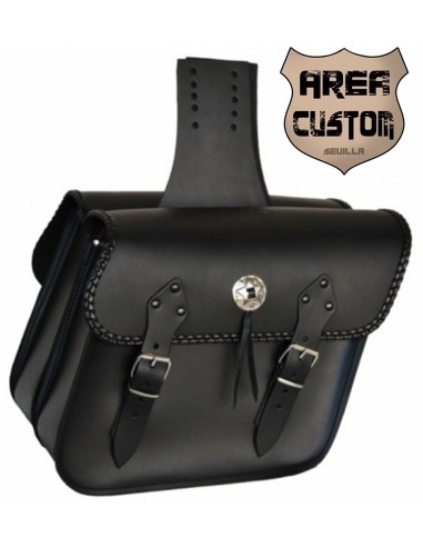 ALFORJAS PIEL APACHE CELTIC BASICA 28X35X14 ALFORJAS PIEL APACHE CELTIC BASICA 28X35X14