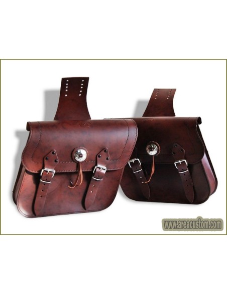 ALFORJAS APACHE BÁSICA MARRÓN UNIVERSAL