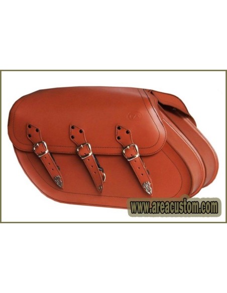 ALFORJAS IBER BASICA MARRON INDIAN SCOUT SIXTY