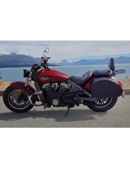 ALFORJAS RIGIDAS PIEL NAPOLEÓN BASICA UNIVERSAL